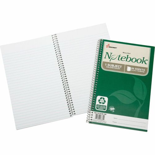 SKILCRAFT® NSN6002017 SKILCRAFT Recycled Spiral Notebooks