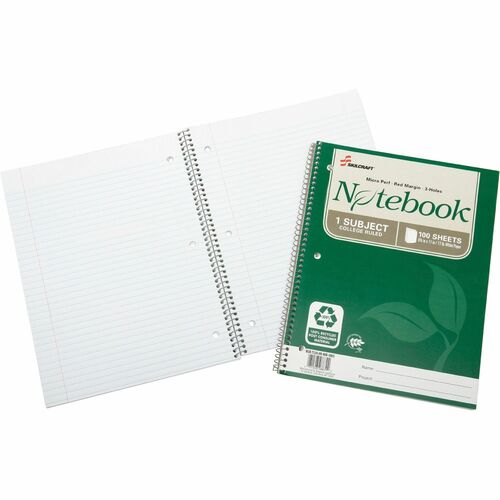 SKILCRAFT® NSN6002025 SKILCRAFT Recycled Spiral Notebooks