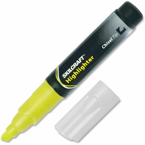 SKILCRAFT® NSN9044476 Large Fluorescent Highlighters