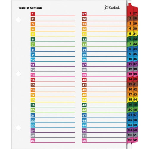 Cardinal® CRD60990 OneStep Printable Dividers