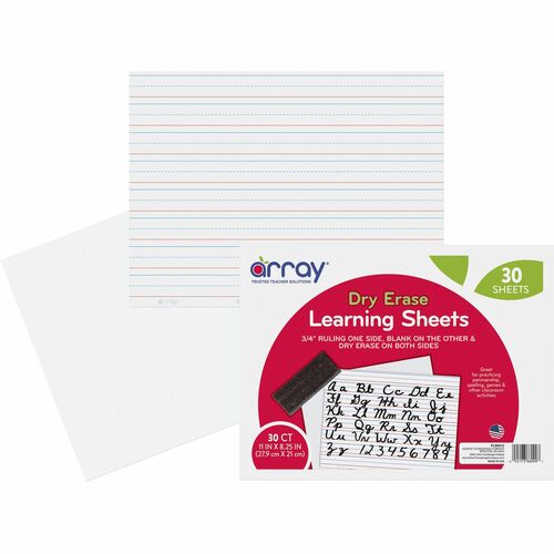 Array PACLB8512 Dry Erase Learning Board
