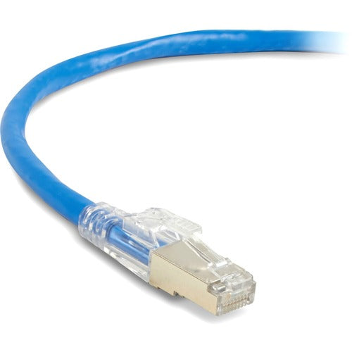 Black Box BBNC6APC80SBL03 CAT6A 650-MHz Locking Snagless Patch Cable