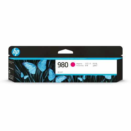 HP HEWD8J08A 980 (D8J08A) Original Inkjet Ink Cartridge - Single Pack - Magenta - 1 Each