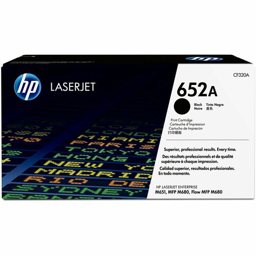 HP HEWCF320A 652A (CF320A) Original Laser Toner Cartridge - Single Pack - Black - 1 Each