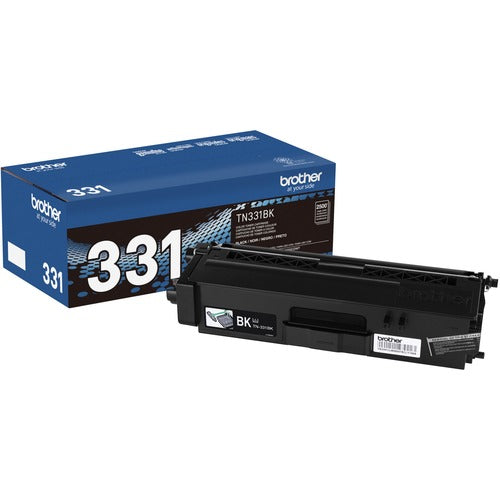 Brother BRTTN331BK TN331BK Original Laser Toner Cartridge - Black - 1 Each