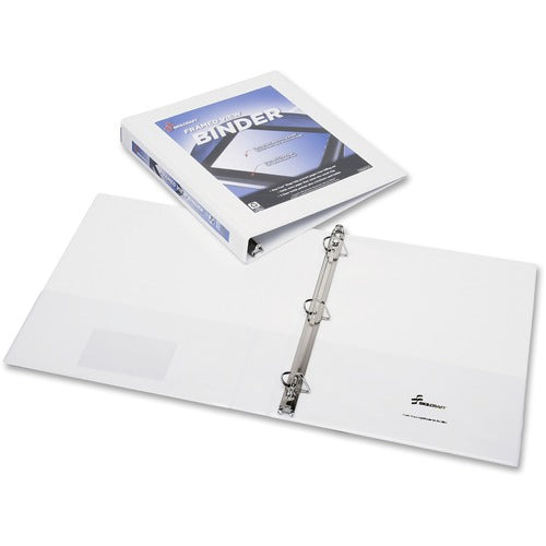 SKILCRAFT® NSN4621386 SKILCRAFT Frame View Binders - White, 1"