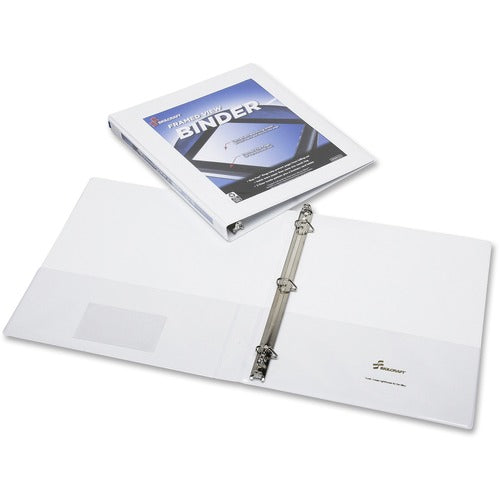 SKILCRAFT® NSN4621387 SKILCRAFT Frame View Binders - White, 1/2"