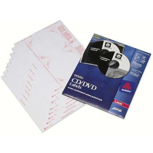 SKILCRAFT® NSN5549538 SKILCRAFT CD/DVD Label Refill