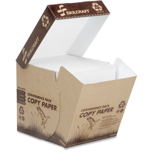 SKILCRAFT® NSN6110277 SKILCRAFT 100% Post-Consumer Recycled Copy Paper - Reamless