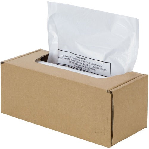 Fellowes FEL3608401 Shredder Bag - 39" Height X 21" Width X 15" Depth - 1/Carton - Clear
