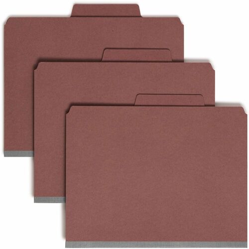 Smead SMD14070 SuperTab 2/5 Tab Cut Letter Recycled Classification Folder