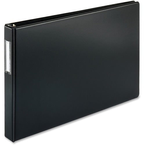 Business Source BSN44100 Tabloid-size Round Ring Reference Binder