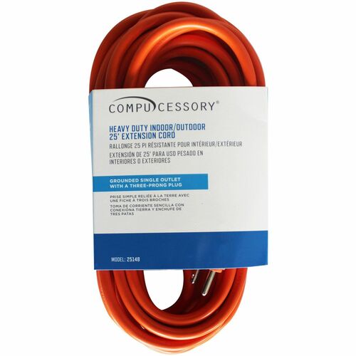 Compucessory CCS25148 Heavy-duty Indoor/Outdoor Extension Cord