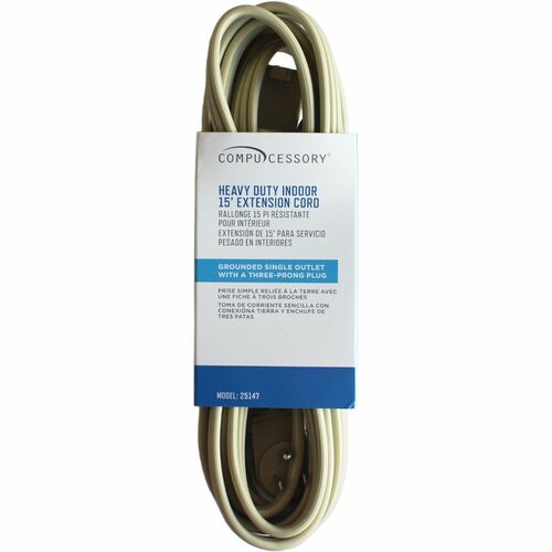 Compucessory CCS25147 Heavy Duty Indoor Extension Cord