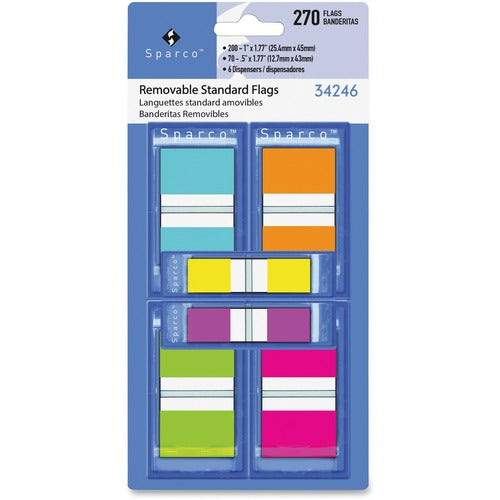 Sparco SPR34246 Assorted Pop-Up Flags Combo Pack