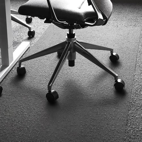 Floortex FLR1115030023ER Cleartex Ultimat® Polycarbonate Rectangular Chair Mat for Carpets - 60" x 118"
