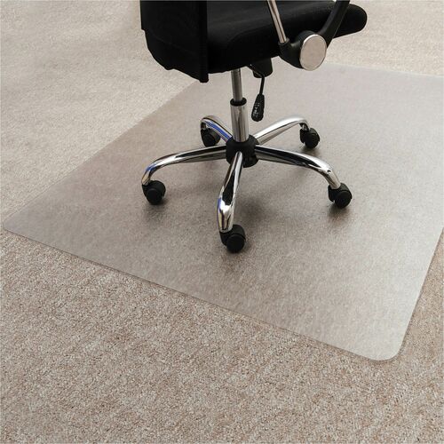 Floortex FLRECO113048EP Enhanced Polymer Rectangular Chair Mat for Carpets up to 3/8" - 30" x 48"