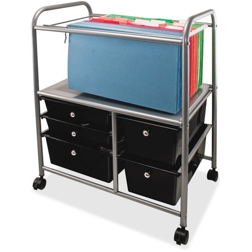 Vertiflex AVT34100 5-Drawer Storage File Cart