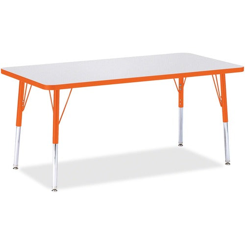 Jonti-Craft JNT6408114 Berries Orange Edge Rectangle Table
