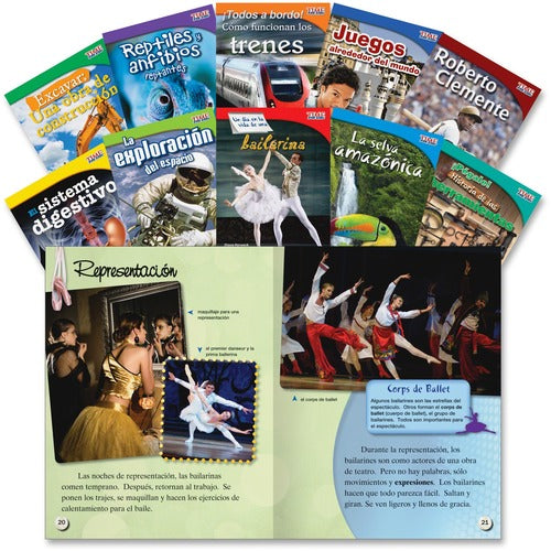 Shell Education SHL16110 TFK 3rd-grade Spanish 10-Book Set 2 Printed Book