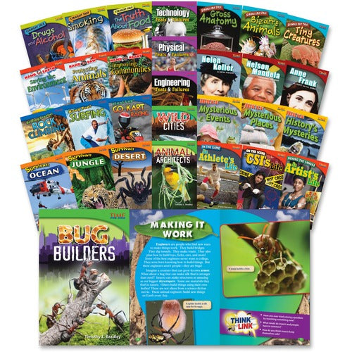 Shell Education SHL18387 TFK Advanced 4th-grade 30-book Set Printed Book