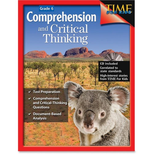 Shell Education SHL50246 Grade 6 Comprehension/Critical Thinking Book Printed/Electronic Book by Acosta, Jamey