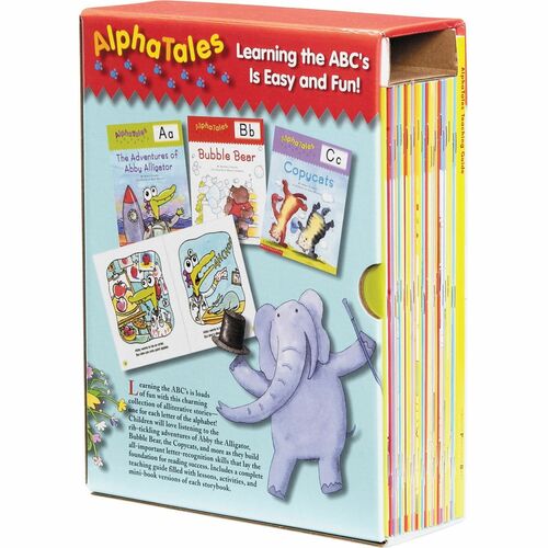 Scholastic SHS0545067642 Res. Pre-K AlphaTales Book Set Printed Book