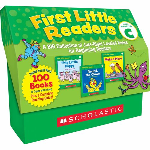 Scholastic SHS0545223032 Res. Level C 1st Little Readers Book Set Printed Book by Liza Charlesworth