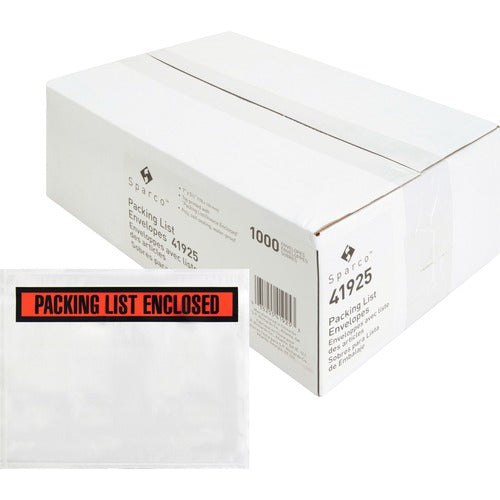 Sparco SPR41925 Pre-labeled Packing Slip Envelope