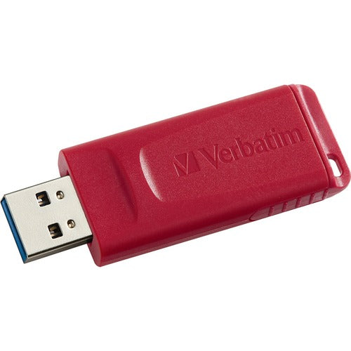 Microban VER98525 128Gb Store'N'Go Usb Flash Drive - Red - 128 Gb - Red - 1 Pack