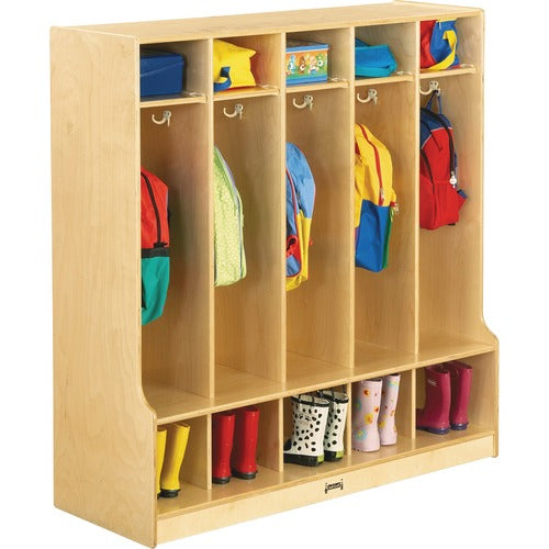 Jonti-Craft JNT0468JC 5 Section Step Coat Locker