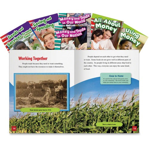 Shell Education SHL21886 Education Economics Learning Book Set Printed Book