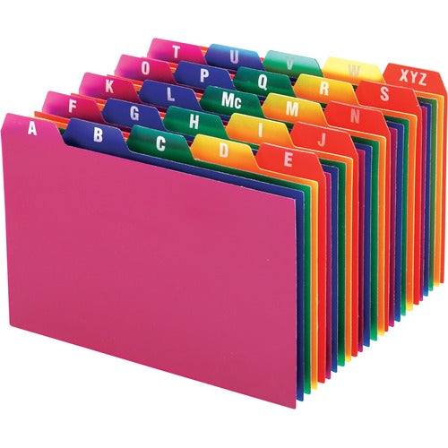 Oxford OXF73154 A-Z Poly Filing Index Cards