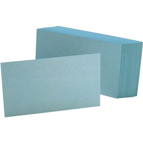 Oxford OXF7320BLU Colored Blank Index Cards
