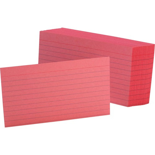 Oxford OXF7321CHE Colored Ruled Index Cards