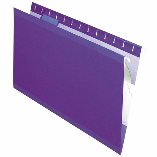 Pendaflex PFX415315VIO 1/5 Tab Cut Legal Recycled Hanging Folder