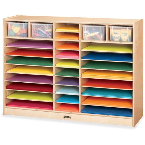 Jonti-Craft JNT27910JC Rainbow Accents Mobile Paper Center