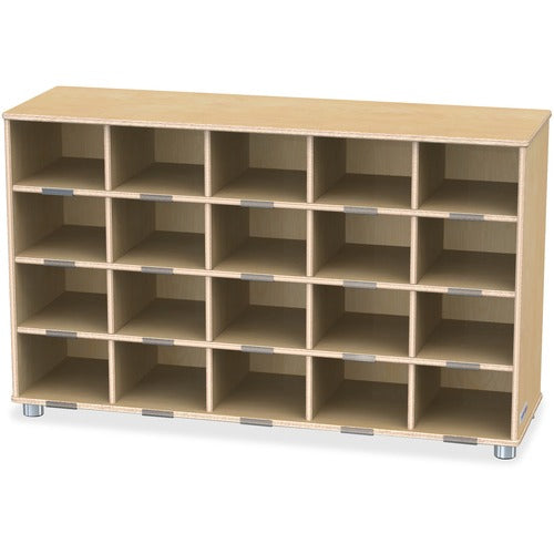 Jonti-Craft JNT1715JC TrueModern 20-cubbie Shelf Unit