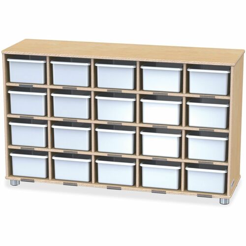 Jonti-Craft JNT17160JC TrueModern 20-Cubbie Bins Storage