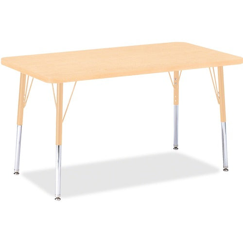 Jonti-Craft JNT6478JCA251 Berries Adult Height Maple Top/Edge Rectangle Table