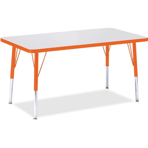 Jonti-Craft JNT6478JCE114 Berries Elementary Height Color Edge Rectangle Table