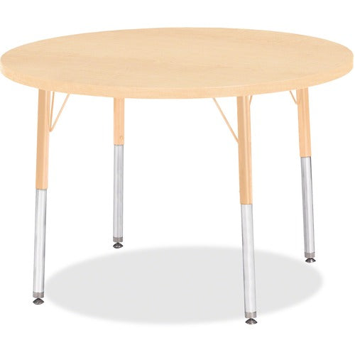 Jonti-Craft JNT6488JCA251 Berries Adult Height Maple Top/Edge Round Table
