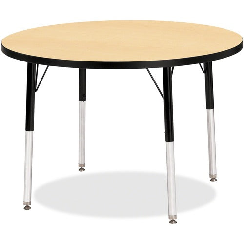 Jonti-Craft JNT6488JCE011 Berries Elementary Height Color Top Round Table