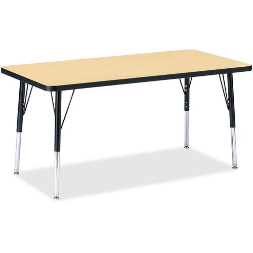 Jonti-Craft JNT6403JCE011 Berries Elementary Height Color Top Rectangle Table