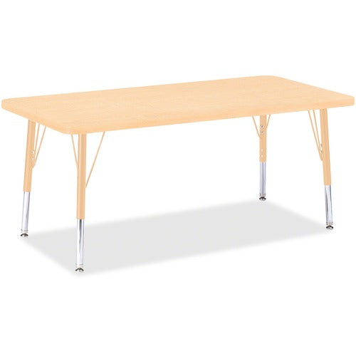 Jonti-Craft JNT6403JCA251 Berries Adult Height Maple Top/Edge Rectangle Table