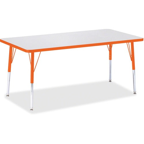 Jonti-Craft JNT6408JCA114 Berries Adult Height Color Edge Rectangle Table