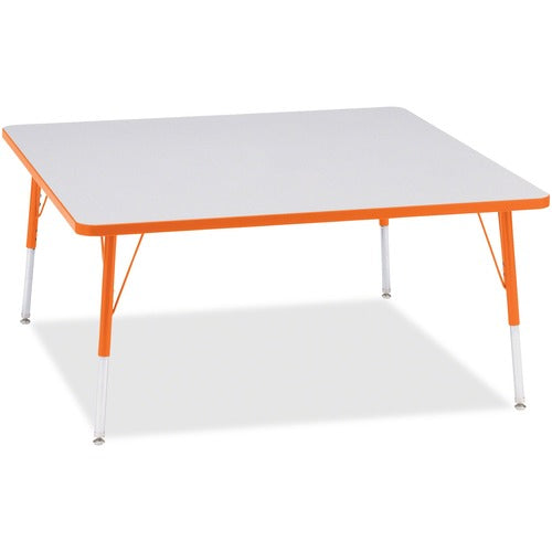 Jonti-Craft JNT6418JCA114 Berries Adult Height Prism Color Edge Square Table