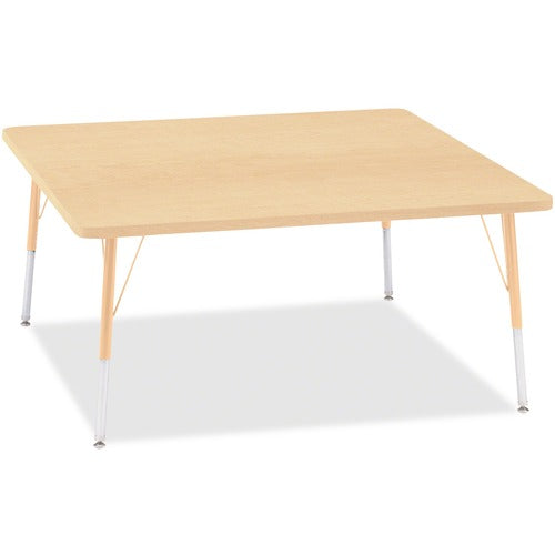 Jonti-Craft JNT6418JCA251 Berries Adult Height Maple Top/Edge Square Table