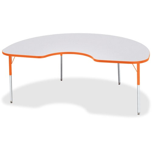 Jonti-Craft JNT6423JCA114 Berries Adult Height Prism Color Edge Kidney Table