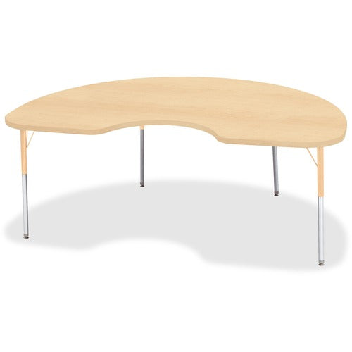 Jonti-Craft JNT6423JCA251 Berries Adult Height Maple Top/Edge Kidney Table